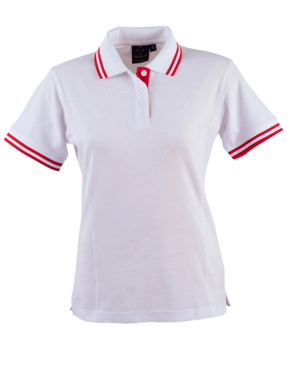 Picture of Winning Spirit, Ladies Truedry Contrast S/S Polo